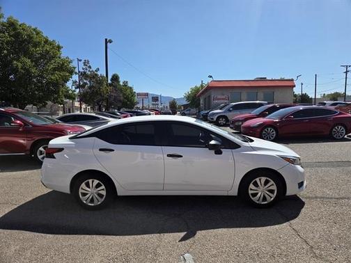 Cloud White 2025 Nissan Versa S