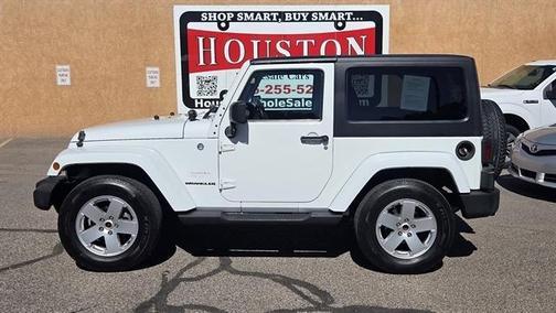 White 2012 Jeep Wrangler Sahara