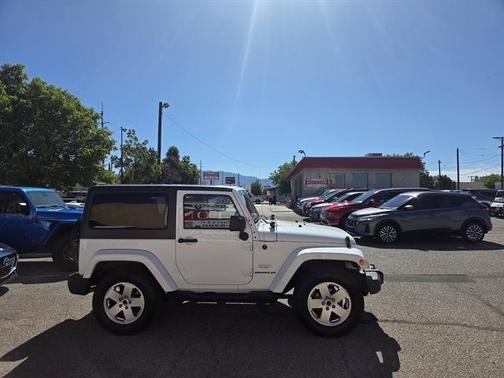 White 2012 Jeep Wrangler Sahara