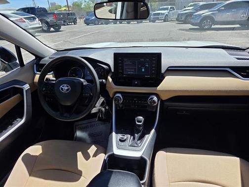 White 2022 Toyota RAV4 Hybrid LE