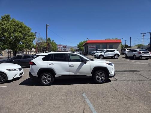 White 2022 Toyota RAV4 Hybrid LE