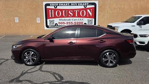 Rosewood Metallic 2022 Nissan Sentra SV