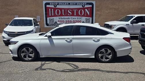 White 2019 Honda Accord EX-L