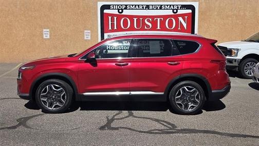 Red 2021 Hyundai SANTA FE Limited