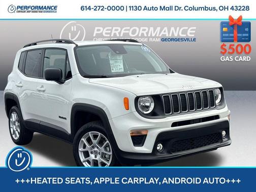 Alpine White Clearcoat 2022 Jeep Renegade Latitude