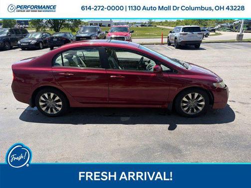 Tango Red Pearl 2009 Honda Civic EX