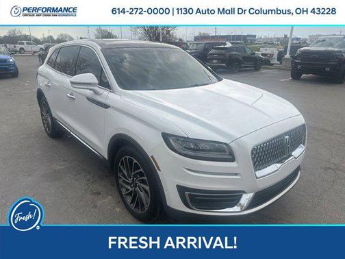 White 2020 Lincoln Nautilus Reserve