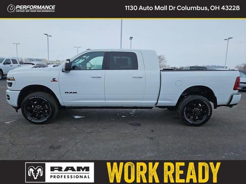 Bright White Clearcoat 2026 RAM 2500 Laramie Mega Cab 4x4 6'4' Box