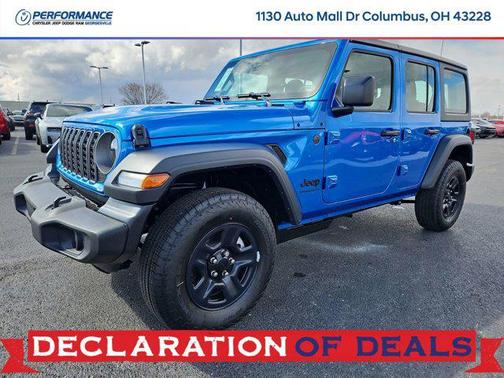 Hydro Blue Pearlcoat 2026 Jeep Wrangler Sport