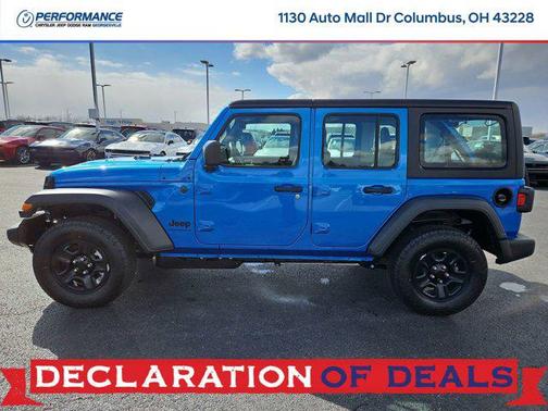 Hydro Blue Pearlcoat 2026 Jeep Wrangler Sport