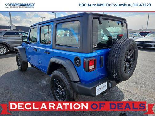Hydro Blue Pearlcoat 2026 Jeep Wrangler Sport
