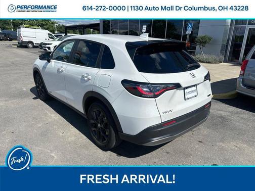 Platinum White 2024 Honda HR-V AWD Sport