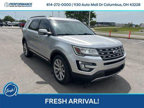 Ingot Silver Metallic 2017 Ford Explorer Limited