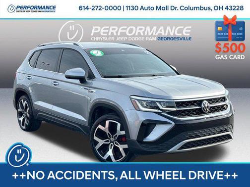 Silver Metallic 2022 Volkswagen Taos 1.5T SEL