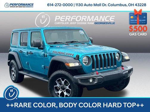 Bikini Pearlcoat 2020 Jeep Wrangler Unlimited Rubicon