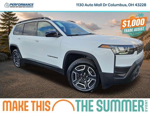 Bright White Clearcoat 2026 Jeep Cherokee Laredo 4x4