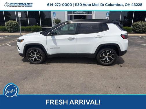 Bright White Clearcoat 2024 Jeep Compass Limited