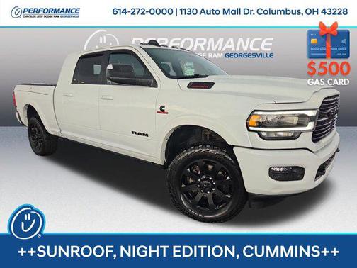Bright White Clearcoat 2022 RAM 2500 Laramie Mega Cab 4x4 6'4' Box
