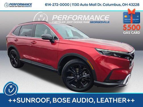Radiant Red Metallic 2023 Honda CR-V Hybrid Sport Touring AWD