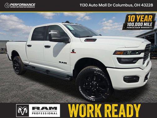 Bright White Clearcoat 2026 RAM 2500 Big Horn Crew Cab 4x4 6'4' Box