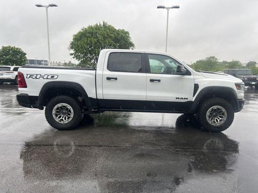 Bright White Clearcoat 2025 RAM 1500 RHO Crew Cab 4x4 5'7' Box