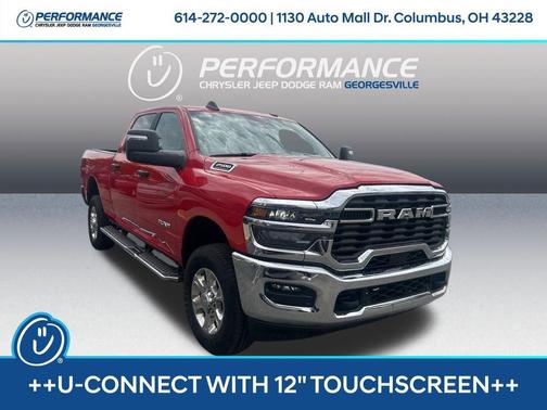 Flame Red Clearcoat 2026 RAM 2500 Big Horn Crew Cab 4x4 6'4' Box