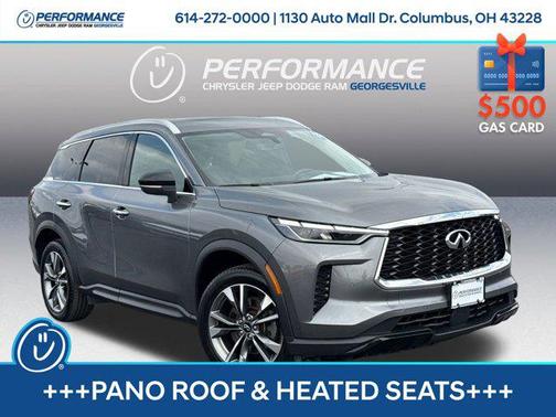 Gray 2023 INFINITI QX60 Luxe