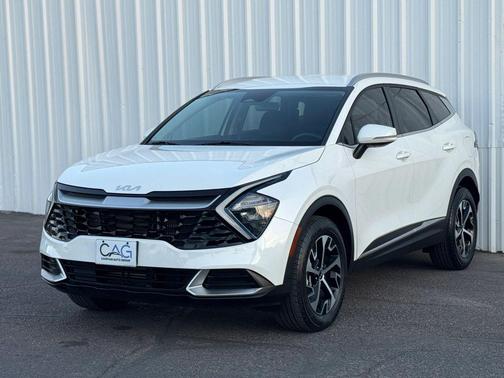 Snow White Pearl 2023 Kia Sportage Hybrid EX