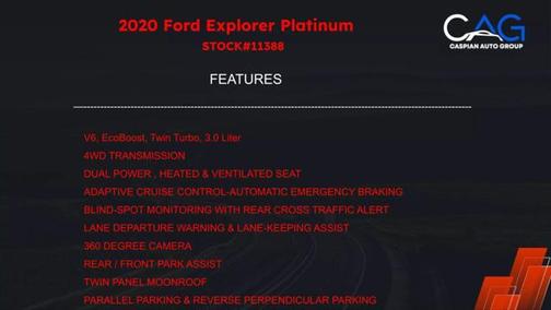 2020 Ford Explorer Platinum