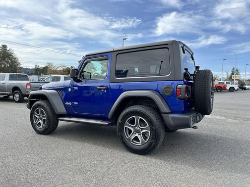 Ocean Blue Metallic Clearcoat 2020 Jeep Wrangler Sport S