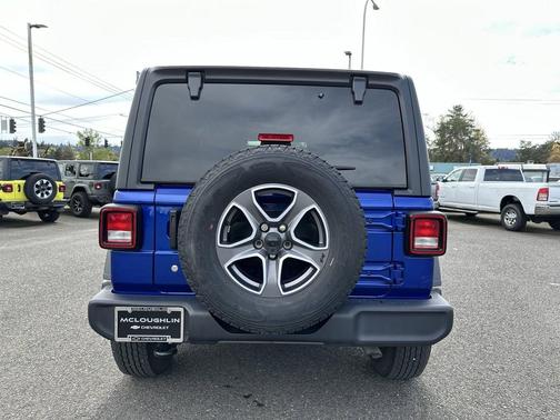 Ocean Blue Metallic Clearcoat 2020 Jeep Wrangler Sport S