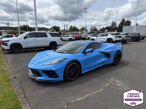 Rapid Blue 2021 Chevrolet Corvette Stingray w/1LT