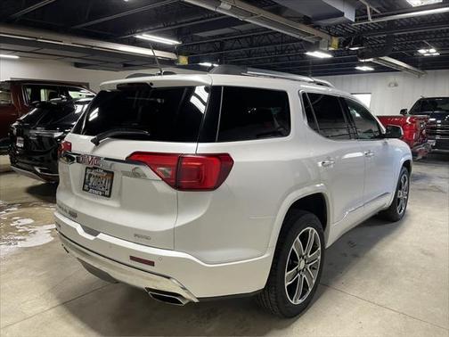White Frost Tricoat 2018 GMC Acadia Denali