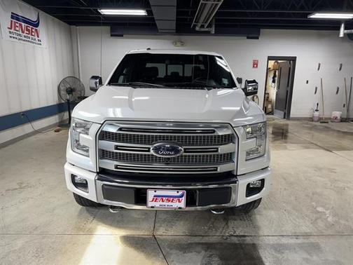 White Platinum Metallic Tri-Coat 2016 Ford F-150 Platinum