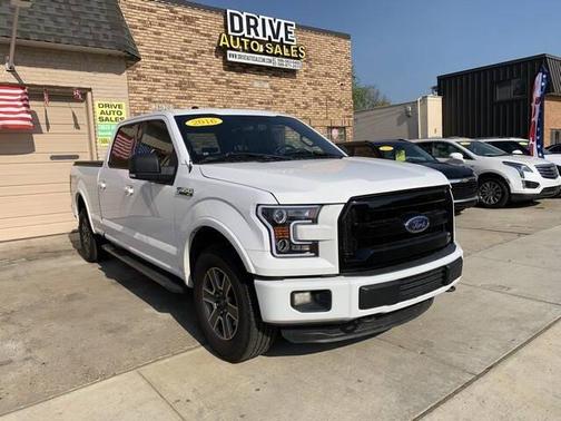 WHITE 2016 Ford F-150 Lariat