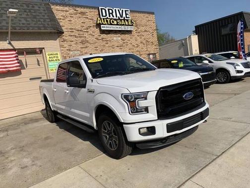 WHITE 2016 Ford F-150 Lariat