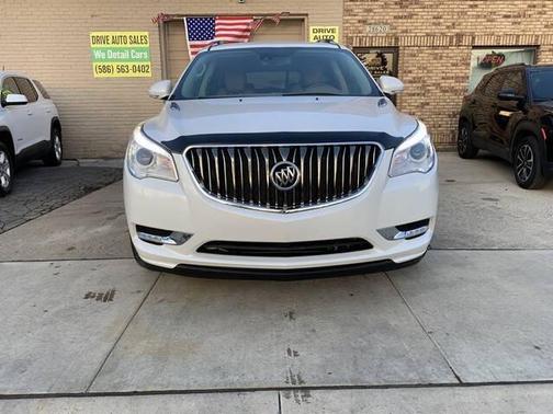 White Frost Tricoat 2016 Buick Enclave Leather