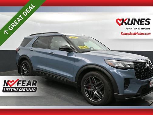 Vapor Blue 2025 Ford Explorer ST