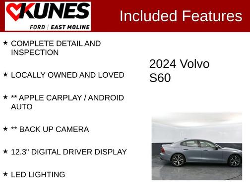 2024 Volvo S60 B5 Core Dark Theme