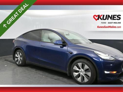Deep Blue Metallic 2020 Tesla Model Y Long Range