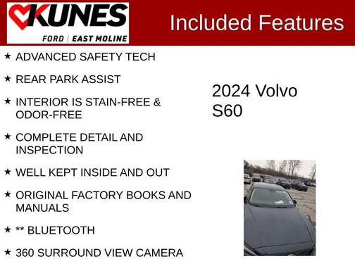 2024 Volvo S60 B5 Plus Dark Theme