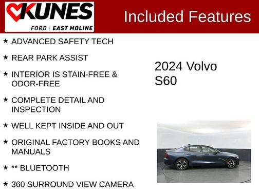 2024 Volvo S60 B5 Plus Dark Theme