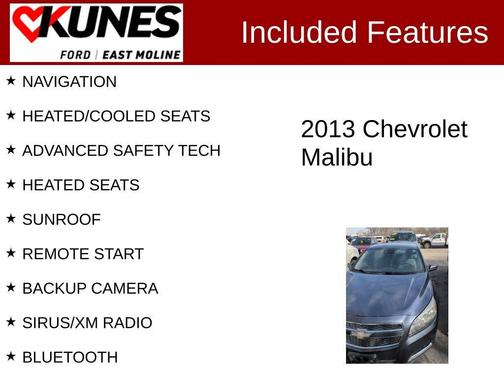 Atlantis Blue Metallic 2013 Chevrolet Malibu 2LT