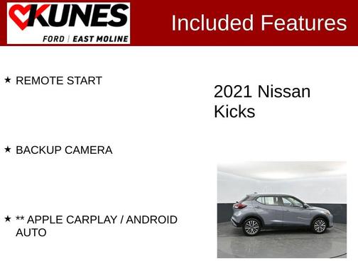 Boulder Gray Pearl 2021 Nissan Kicks SV