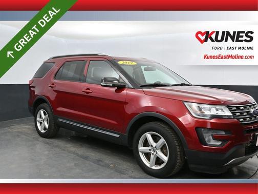Ruby Red 2017 Ford Explorer XLT