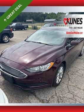 Burgundy 2017 Ford Fusion SE