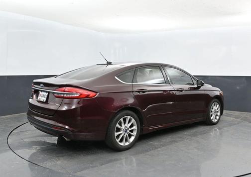 Burgundy 2017 Ford Fusion SE