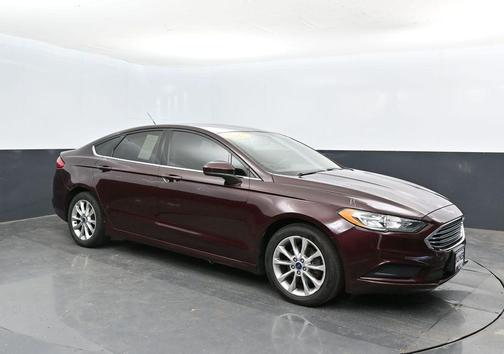 Burgundy 2017 Ford Fusion SE