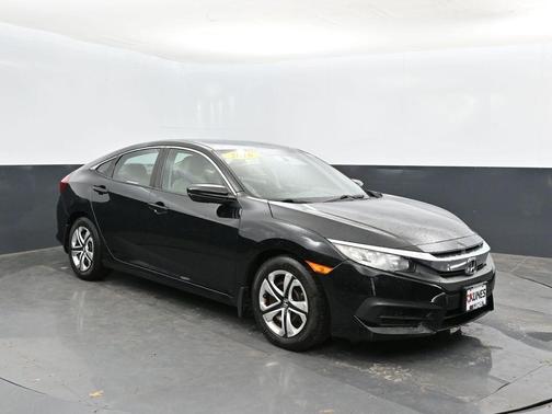 Black 2016 Honda Civic LX