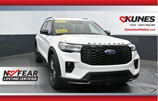 White Metallic 2026 Ford Explorer ST-Line